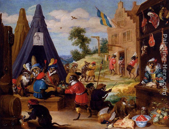 David The Younger Teniers Canvas Paintings